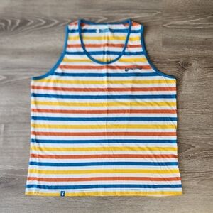 Dutch Bros Striped Tank Size L